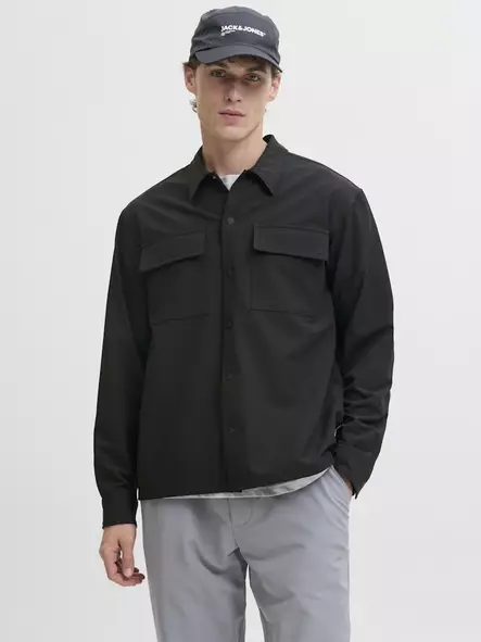 Jack&Jones Point Shirt Svart - Skjortor för herrar - 139918 - 1