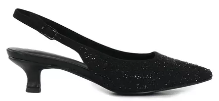 Marco Tozzi Högklackade Skor 29524-46 065 svart glitter - Svarta klackskor - 141398 - 2