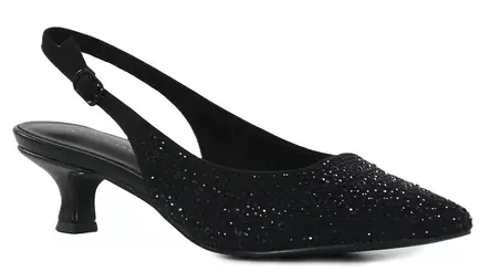 Marco Tozzi Högklackade Skor 29524-46 065 svart glitter - Svarta klackskor - 141398 - 1