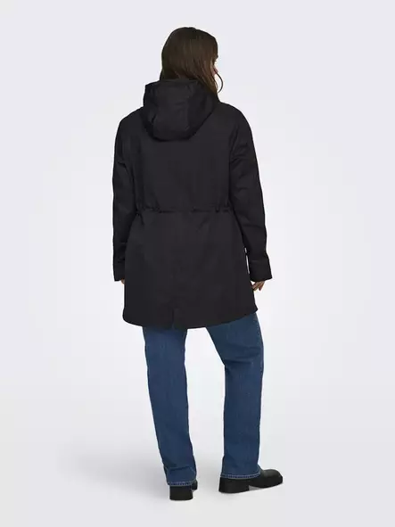 Only Carmakoma damjacka plus size Parka svart - Lätta jackor för damer - 140198 - 2