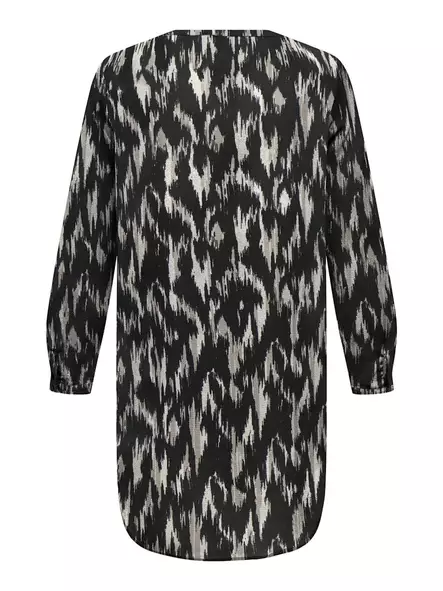 Only Carmakoma plus size tunika Lux Celi svart/ikat - Klänningar och tunikor - 136938 - 2