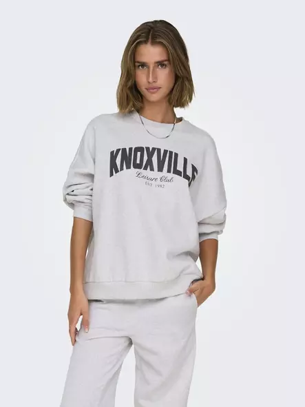 Only damtröja Club ljusgrå - Huvtröjor och sweatshirts - 137668 - 1
