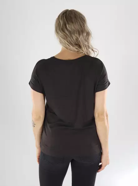 Only T-shirt ONLMOSTER S/S O-NECK TOPP java/melange - T-shirts för damer - 141548 - 2