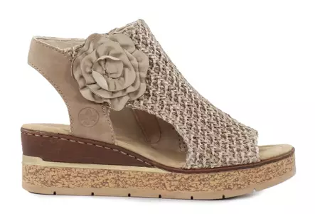 Rieker damkil sandaler 63791-60 beige - Rieker sandals - 140368 - 1