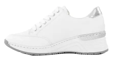 Rieker wedge sneakers för damer N4322-80 vita - Rieker sneakers - 137808 - 2