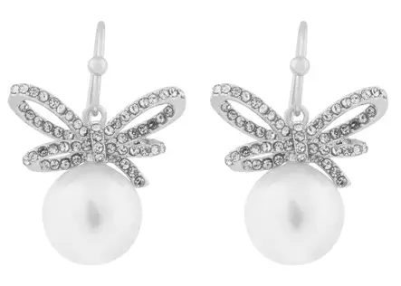 Snö of Sweden Örhängen Band silver/klar - Örhängen - 140028 - 1