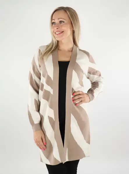Vero Moda damkofta silver mink/björk - Stickat för damer - 136828 - 1