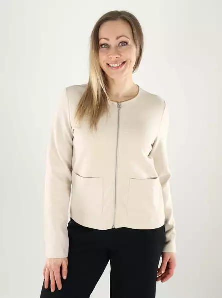 Vila damkofta/jacka VIGARDEN Kort björk - Stickat för damer - 140158 - 1