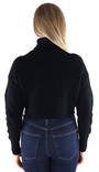 JJXX Tröja Liv twist cropped, svart - Stickat för damer - 132498 - 2