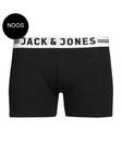 Jack & Jones Trunks Sense, svart, vit, grå - Trunks och strumpor för herrar - 115868 - 2