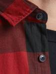 Jack & Jones herr skjorta Gingham rutig brick red/svart - Skjortor för herrar - 130048 - 3