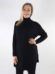 Only Katia lång tröja för kvinnor svart - Stickat för damer - 134928 - 1