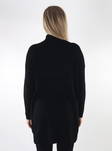 Only Katia lång tröja för kvinnor svart - Stickat för damer - 134928 - 2