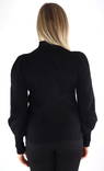 Only Tröja Katia highneck, svart - Stickat för damer - 132368 - 2
