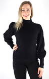 Only Tröja Katia highneck, svart - Stickat för damer - 132368 - 1