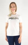Only T-Shirt Silje lämnar vita/omfamna - T-shirts för damer - 131808 - 1