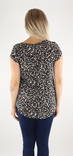 Only T-Shirt Vic pumice stone/leo - T-shirts för damer - 131498 - 2