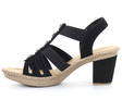 Rieker Sandaler 66560-00 svart - Rieker sandals - 128728 - 2