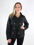Trenchcoat för dam Vero ModaZoa svart - Lätta jackor för damer - 135478 - 1