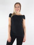 Vila Topp Partina Offshoulder svart - Festliga toppar för damer - 134738 - 1