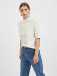 Vila dam t-shirt Solitta rib birch naturvit - T-shirts för damer - 129088 - 1