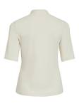 Vila dam t-shirt Solitta rib birch naturvit - T-shirts för damer - 129088 - 3