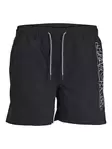 Jack&Jones simshorts för herr Fiji Double Logo svart - Shorts och capribyxor för herrar - 136418 - 6