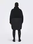 Only Carmakoma plus size teddyjacka Ohio Fleece svart - Lätta jackor för damer - 136788 - 5