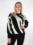 Vero Moda damtröja svart/W.birch A - Stickat för damer - 136798 - 1