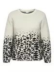 Only Carmakoma plus size tröja björk/svart - Stickat för damer - 137148 - 6
