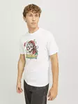 Jack&Jones herr t-shirt Xmas Christmas Skull vit - T-shirts för herrar - 137418 - 1
