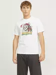 Jack&Jones herr t-shirt Xmas Christmas Skull vit - T-shirts för herrar - 137418 - 2