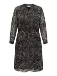 Only Carmakoma plus size klänning V-ringad svart/atristic - Klänningar och tunikor - 137438 - 1