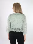 JDY kort kofta för damer Sun 3/4 Cropped jadeite - Stickat för damer - 137798 - 2