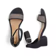 Rieker damsandaler 64952-00 svart - Rieker sandals - 138308 - 3