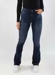 Only vida jeans ONLBLUSH Mid Flared blå svart - Jeans för damer - 139218 - 1