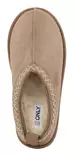 Only Tofflor ONLSTELLA TEDDY LINED Cognac - Tofflor för damer - 142338 - 4