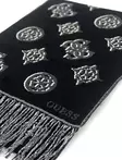 Guess Halsduk AW5451VIS03 BLO svart logotyp - Halsdukar för damer - 140078 - 2