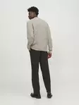 Jack&Jones herrtröja Mock Neck oatmeal - Stickat för herrar - 137528 - 4