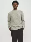 Jack&Jones herrtröja Mock Neck oatmeal - Stickat för herrar - 137528 - 2