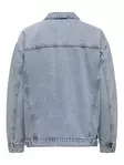 Only Carmakoma dam jeansjacka i plusstorlek Ocean Oversize ljusblå denim - Jeansjackor för damer - 138018 - 3