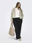 Only Carmakoma damjacka i plus size i konstläder, konstbiker, konstsnöre - Skinnjackor och PU-jackor för damer - 141018 - 2