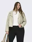 Only Carmakoma damjacka i plus size i konstläder, konstbiker, konstsnöre - Skinnjackor och PU-jackor för damer - 141018 - 3
