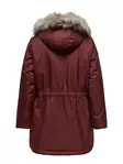 Only Carmakoma plus size kappa Parka syrah/nature - Parkas för damer - 137328 - 2