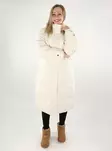 Only lång vinterkappa för dam Puffer äggnog - Vinterjackor för damer - 137488 - 1
