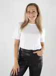 Only dam t-shirt vit/nitar - T-shirts för damer - 139088 - 1