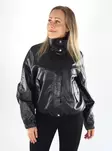 Only jacka ONLMINI FUSKLÄDER svart - Skinnjackor och PU-jackor för damer - 141458 - 1