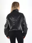 Only jacka ONLMINI FUSKLÄDER svart - Skinnjackor och PU-jackor för damer - 141458 - 2