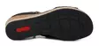 Rieker damkil sandaler 63791-01 svart kombi - Rieker sandals - 140358 - 4