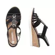Rieker Remonte damsandaler R6264-00 svart - Rieker sandals - 138168 - 3
